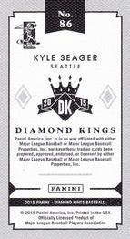 2015 Panini Diamond Kings - DK Minis #86 Kyle Seager Back