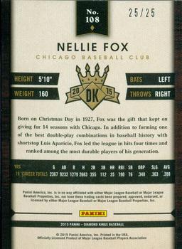 2015 Panini Diamond Kings - Gold #108 Nellie Fox Back