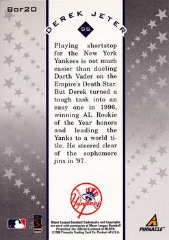 1998 Score Rookie & Traded - Star Gazing #8 Derek Jeter Back