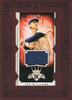 2015 Panini Diamond Kings - DK Minis Materials Framed #129 Ted Williams Front