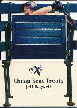 1998 SkyBox E-X2001 - Cheap Seat Treats #8 CS Jeff Bagwell Front