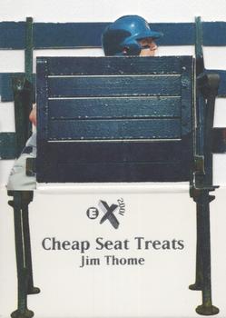 1998 SkyBox E-X2001 - Cheap Seat Treats #12 CS Jim Thome Front