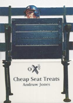 1998 SkyBox E-X2001 - Cheap Seat Treats #20 CS Andruw Jones Front