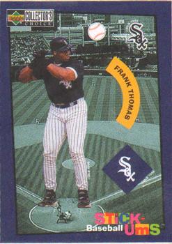 1998 Collector's Choice - Stick-Ums #8 Frank Thomas Front