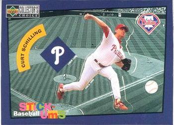 1998 Collector's Choice - Stick-Ums #21 Curt Schilling Front