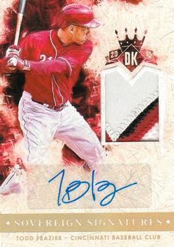 2015 Panini Diamond Kings - Sovereign Signatures Prime #13 Todd Frazier Front