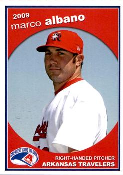 2009 Grandstand Arkansas Travelers #NNO Marco Albano Front