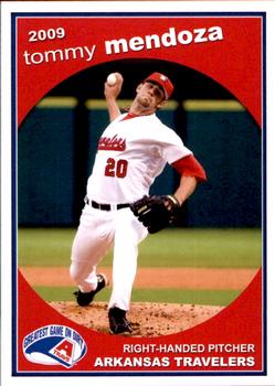 2009 Grandstand Arkansas Travelers #NNO Tommy Mendoza Front