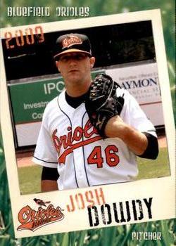 2009 Grandstand Bluefield Orioles #NNO Josh Dowdy Front