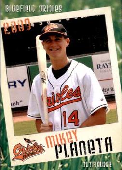 2009 Grandstand Bluefield Orioles #NNO Mikey Planeta Front