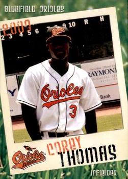 2009 Grandstand Bluefield Orioles #NNO Corey Thomas Front