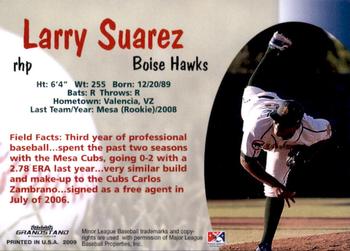 2009 Grandstand Boise Hawks #NNO Larry Suarez Back