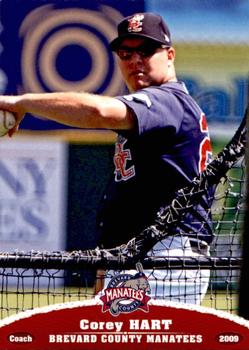 2009 Grandstand Brevard County Manatees #NNO Corey Hart Front