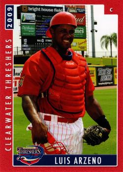 2009 Grandstand Clearwater Threshers #NNO Luis Arzeno Front