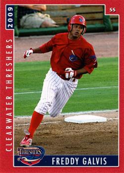 2009 Grandstand Clearwater Threshers #NNO Freddy Galvis Front