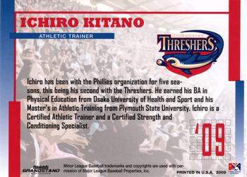 2009 Grandstand Clearwater Threshers #NNO Ichiro Kitano Back