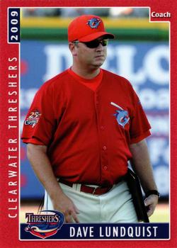 2009 Grandstand Clearwater Threshers #NNO Dave Lundquist Front