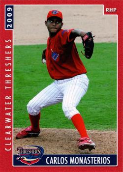 2009 Grandstand Clearwater Threshers #NNO Carlos Monasterios Front