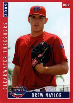 2009 Grandstand Clearwater Threshers #NNO Drew Naylor Front