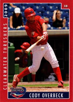 2009 Grandstand Clearwater Threshers #NNO Cody Overbeck Front