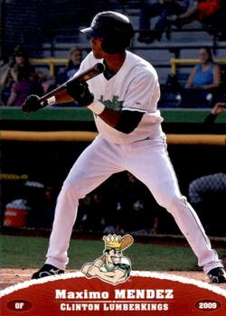 2009 Grandstand Clinton LumberKings #NNO Maximo Mendez Front