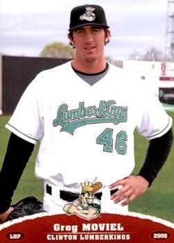 2009 Grandstand Clinton LumberKings #NNO Greg Moviel Front