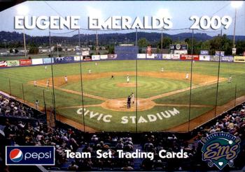 2009 Grandstand Eugene Emeralds #NNO Header Card Front