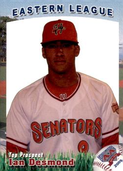 2009 Grandstand Eastern League Top Prospects #NNO Ian Desmond Front
