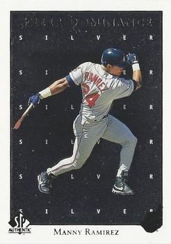 1998 SP Authentic - Sheer Dominance Silver #SD18 Manny Ramirez Front