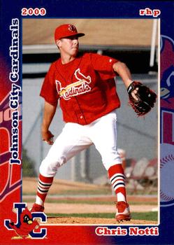 2009 Grandstand Johnson City Cardinals #NNO15 Chris Notti Front