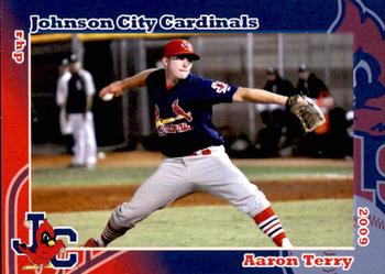 2009 Grandstand Johnson City Cardinals #NNO34 Aaron Terry Front