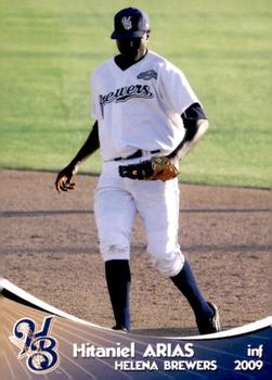2009 Grandstand Helena Brewers #NNO2 Hitaniel Arias Front