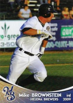 2009 Grandstand Helena Brewers #NNO4 Mike Brownstein Front