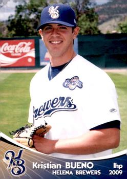 2009 Grandstand Helena Brewers #NNO6 Kristian Bueno Front