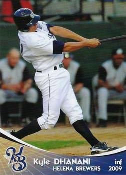 2009 Grandstand Helena Brewers #NNO9 Kyle Dhanani Front