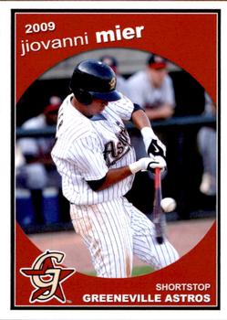 2009 Grandstand Greeneville Astros #NNO Jiovanni Mier Front