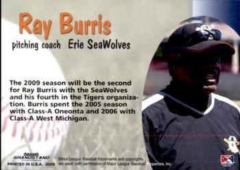 2009 Grandstand Erie SeaWolves #NNO Ray Burris Back