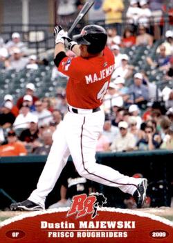 2009 Grandstand Frisco RoughRiders #NNO Dustin Majewski Front