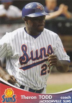2009 Grandstand Jacksonville Suns #NNO Theron Todd Front