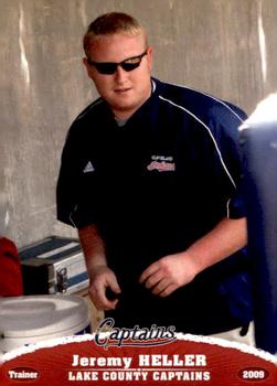 2009 Grandstand Lake County Captains #NNO Jeremy Heller Front