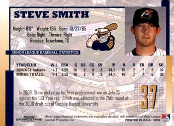 2009 Grandstand Lake County Captains #NNO Steve Smith Back