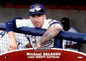 2009 Grandstand Lake County Captains #NNO Michael Valadez Front