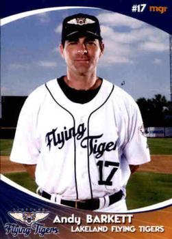 2009 Grandstand Lakeland Flying Tigers #NNO Andy Barkett Front