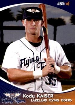 2009 Grandstand Lakeland Flying Tigers #NNO Kody Kaiser Front
