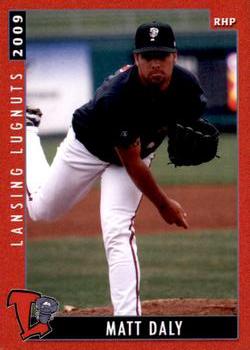 2009 Grandstand Lansing Lugnuts #NNO Matt Daly Front