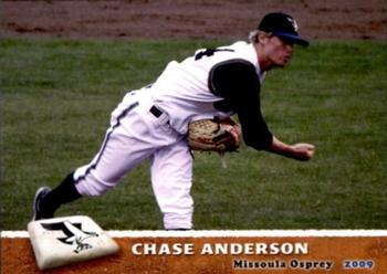 2009 Grandstand Missoula Osprey #NNO Chase Anderson Front