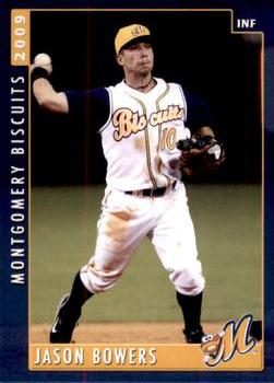 2009 Grandstand Montgomery Biscuits #NNO Jason Bowers Front