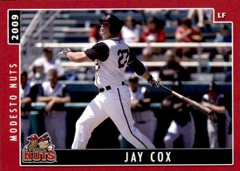 2009 Grandstand Modesto Nuts #NNO Jay Cox Front