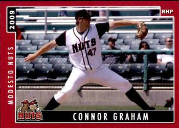 2009 Grandstand Modesto Nuts #NNO Connor Graham Front