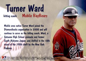 2009 Grandstand Mobile BayBears #NNO Turner Ward Back